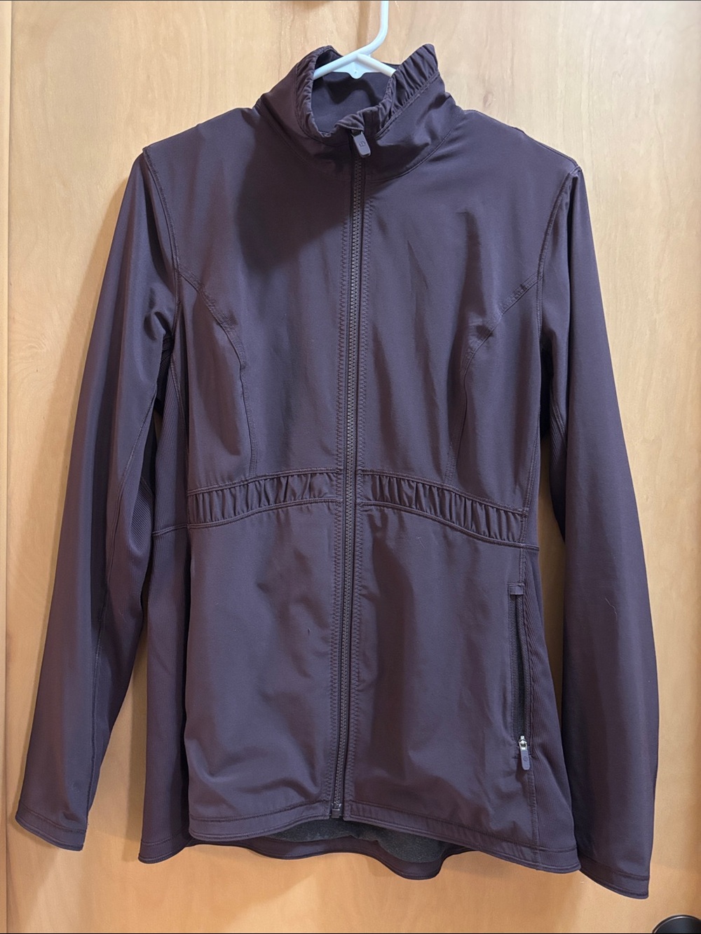 LULULEMON- size 10 Dark Plum Full-Zip Jacket